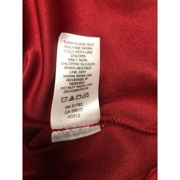 Studio Y Dress Womens Size Small Black Sequin Lace Overlay Red Lining Short NEW - Picture 6 of 8